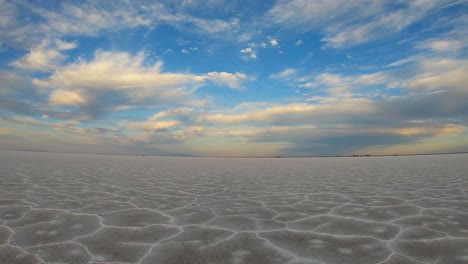 flying across the bonneville salt flats