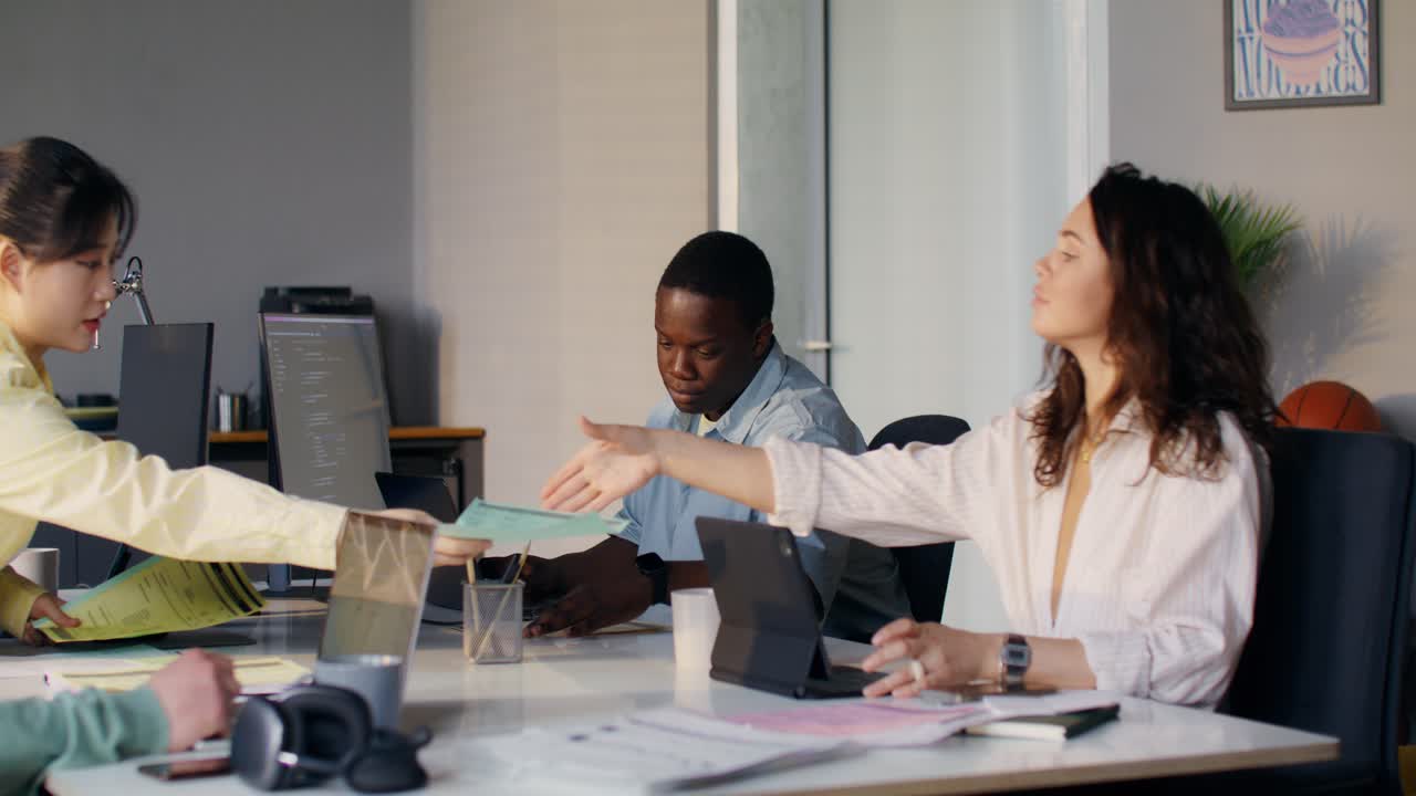 Team Collaboration in a Modern Office Setting
