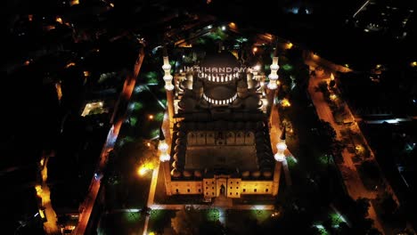 vista aérea de la mezquita de suleymaniye. dice "no te olvides, estamos en el examen"