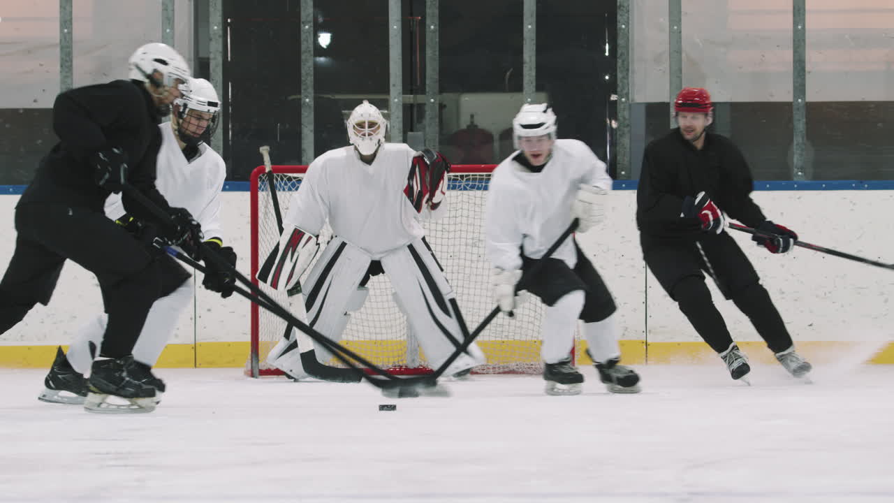 Hockey Players On Rink