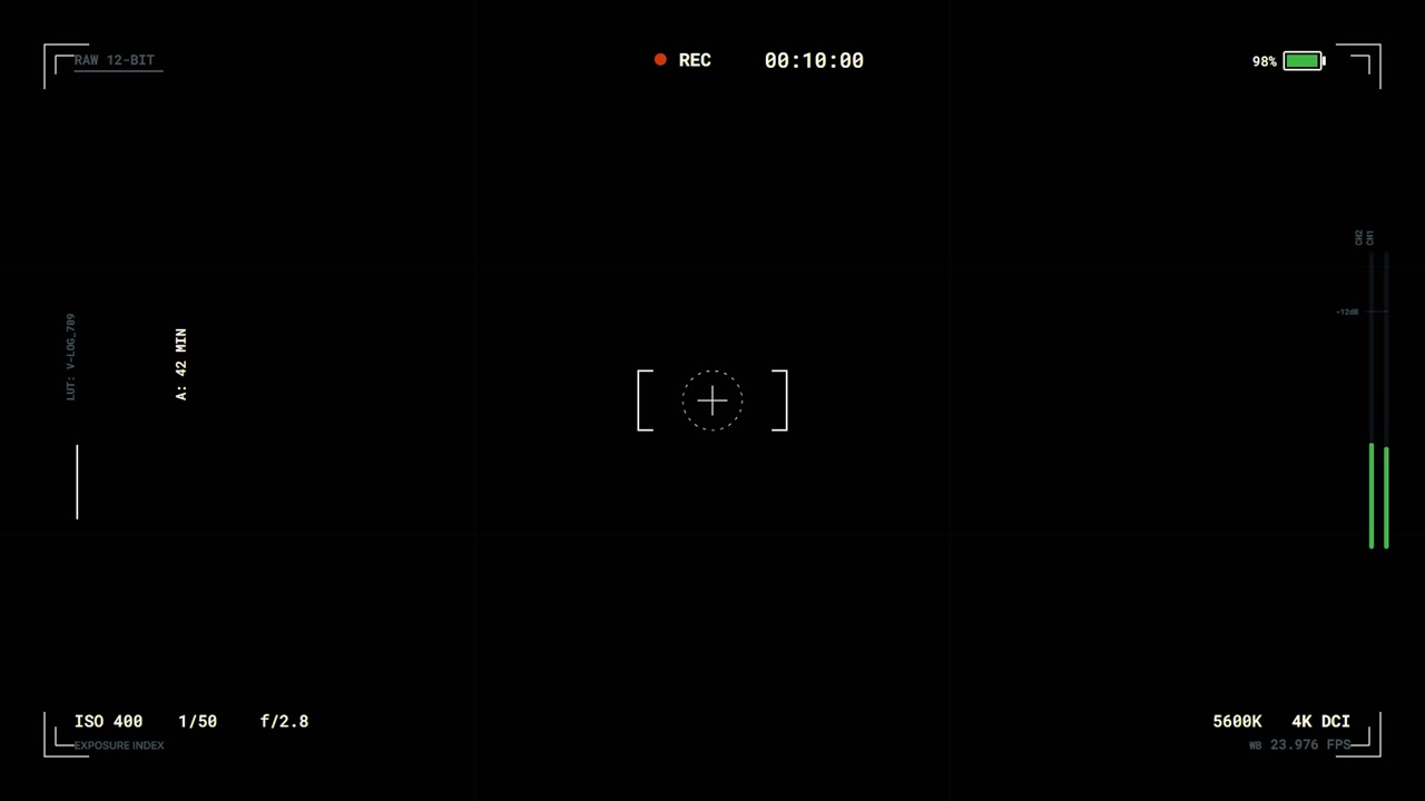 Digital Camera Viewfinder Interface Recording Overlay