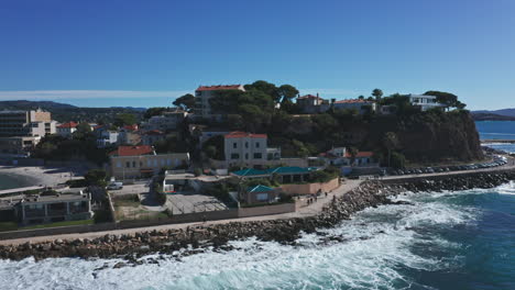 aerial drone footage bandol france