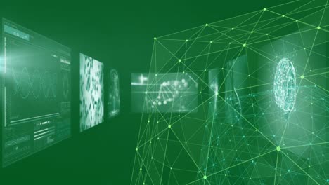 animación de formas a través del procesamiento de datos y pantallas digitales