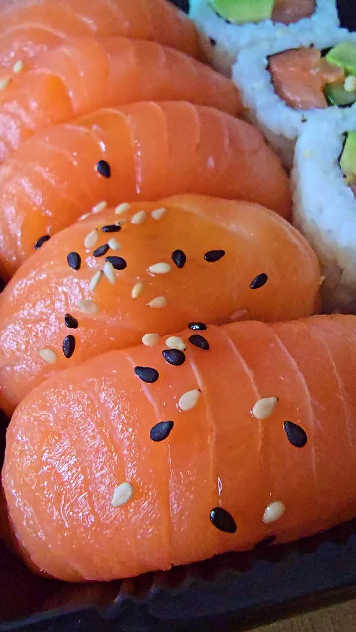 Salmon Sushi Assortment