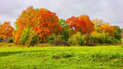 time and days passing autumn time-lapse outdoors