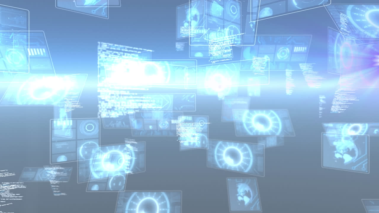 데이터 처리 및 스 스캔의 애니메이션