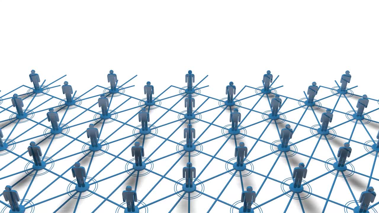 3d rendering of a loop motion graphic social media concept isolated animation