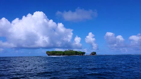 siargao is composed of several islands facing pacific ocean, south of the philippines