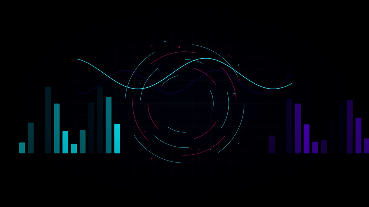 Digital Audio Equalizer and Abstract Waveform Visualization