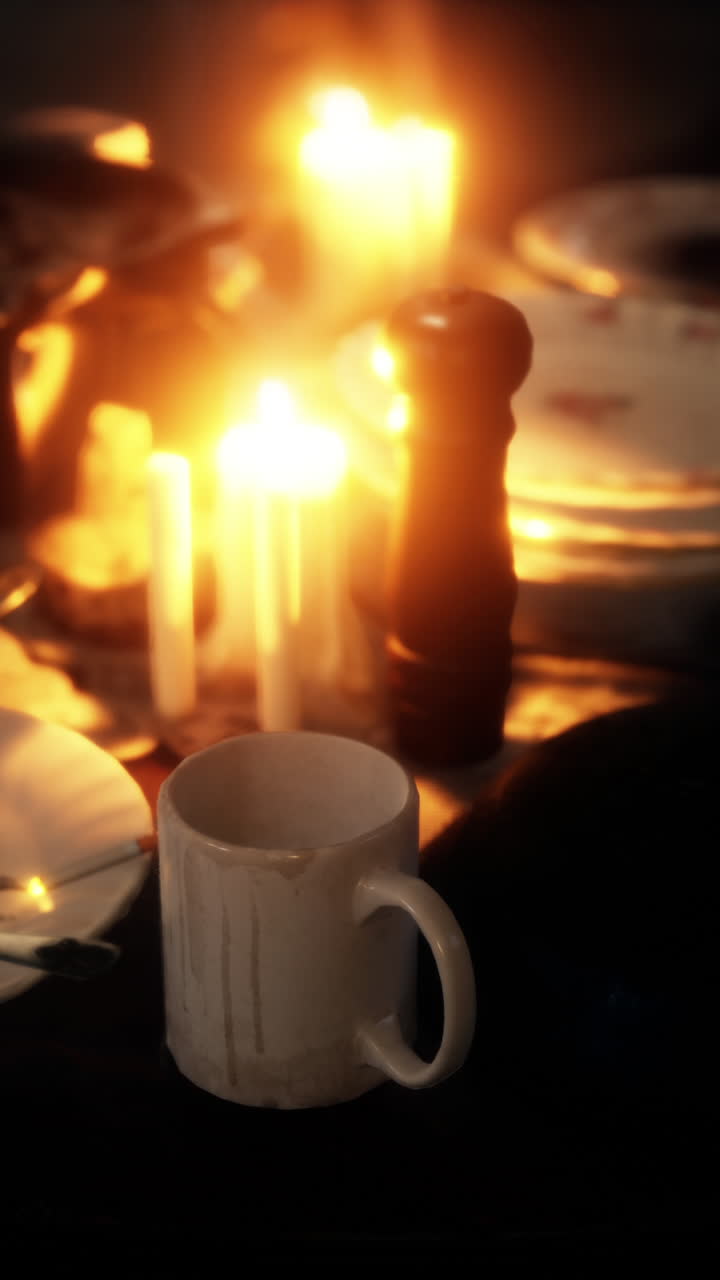 불 저녁 테이블