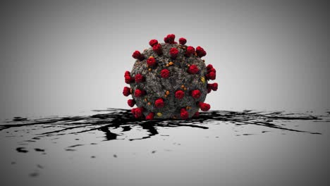 el modelo 3d del coronavirus