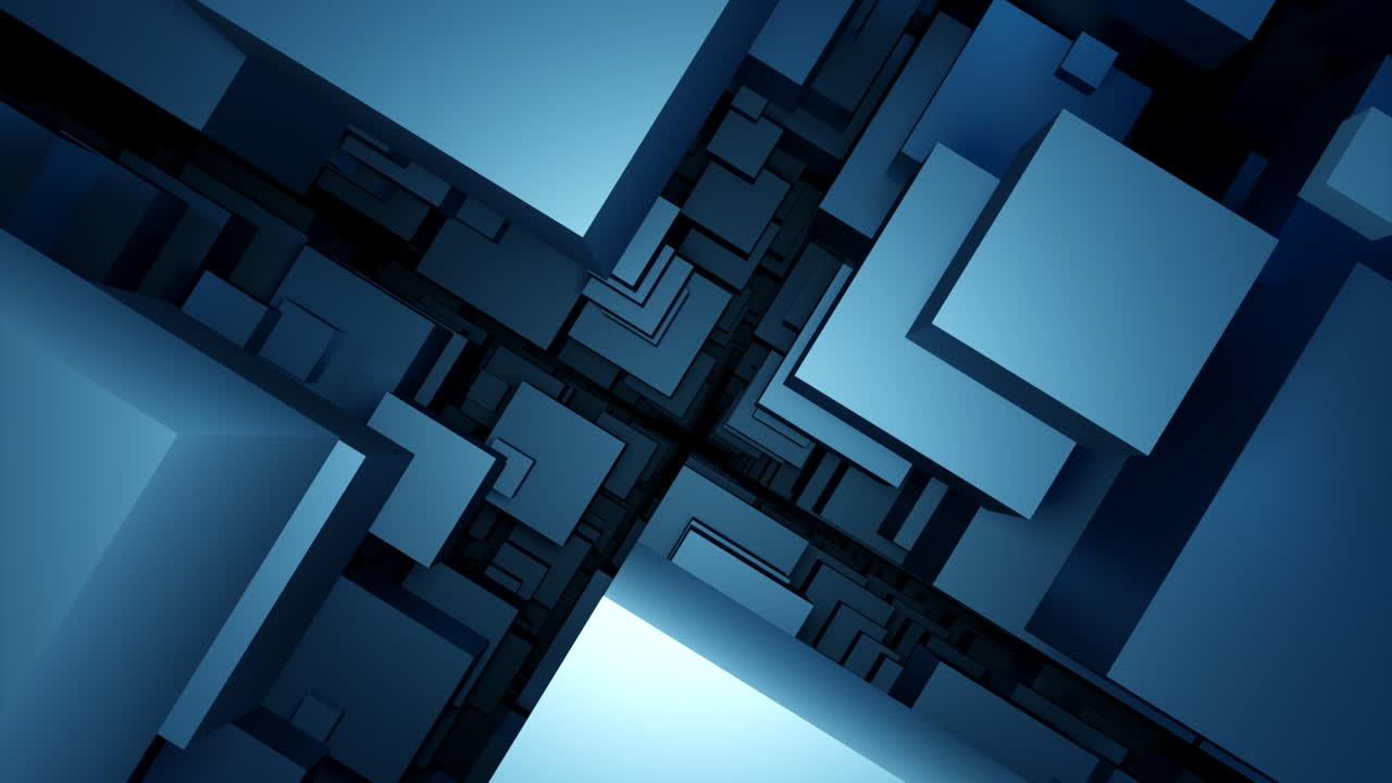 estructura geométrica abstracta en tres dimensiones