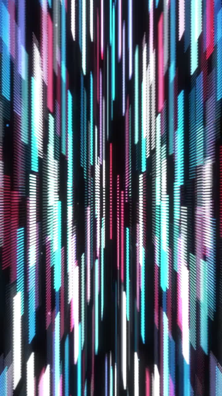 Abstrakte vertikale Neonlinien