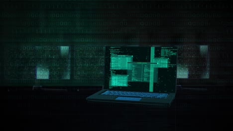 protección informática, ciberseguridad y seguridad de internet concepto abstracto antecedentes de bucle