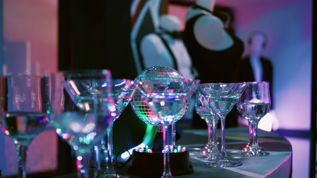 Drinks and Disco Balls