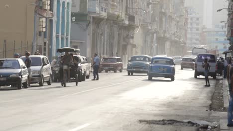 escena callejera de la habana