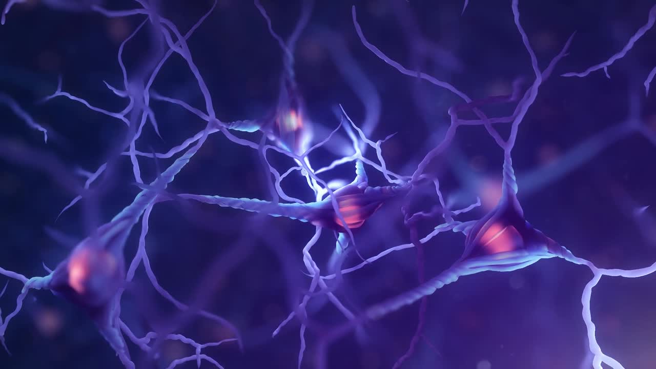 animación de células de pérdida de neuronas | células cerebrales | cambios de humor basados en el movimiento de las neuronas