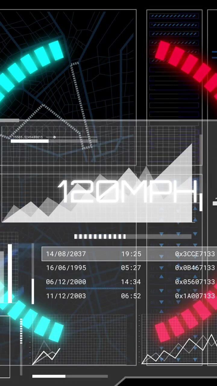 Animación del procesamiento de datos digitales sobre una red de conexiones y un globo terráqueo