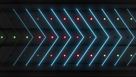 abstract neon arrow pattern background