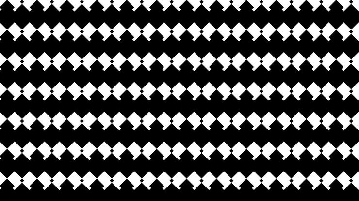 Black and White Abstract Pattern Loop Background