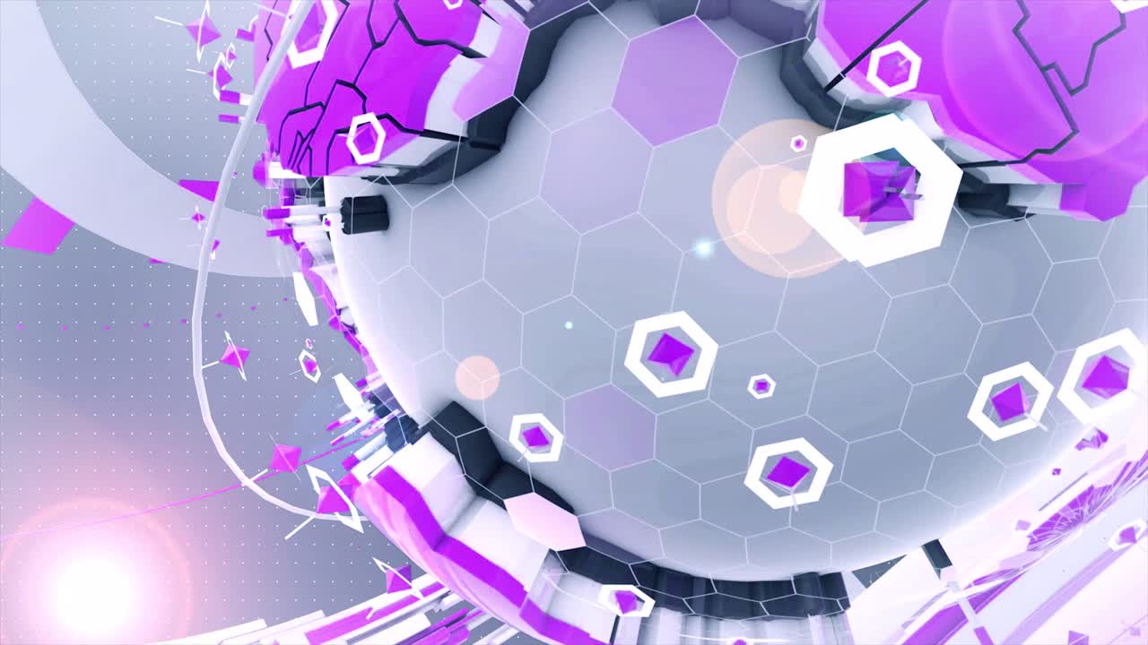 지구와 함께 추상적인 미래의 배경