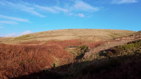 요크셔 무어 (yorkshire moors) 의 황량하고 야생적인 풍경에 대한 비디오 영상