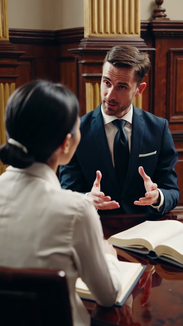 Legal Consultation or Courtroom Setting