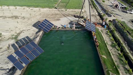 nangarhar's stunning water pools from above