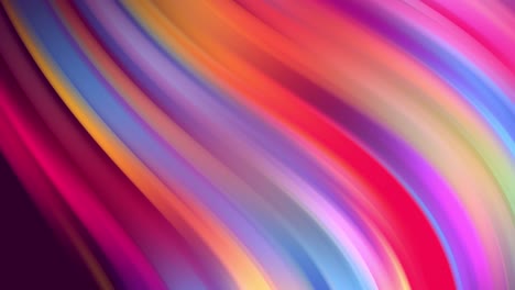 el gradiente de los colores del arco iris se desplaza cíclicamente en bucle. es un hermoso fondo abstracto de 4k con animación de bucle sin fisuras para presentaciones de vacaciones o cosas de moda en estilo de diseño en movimiento.