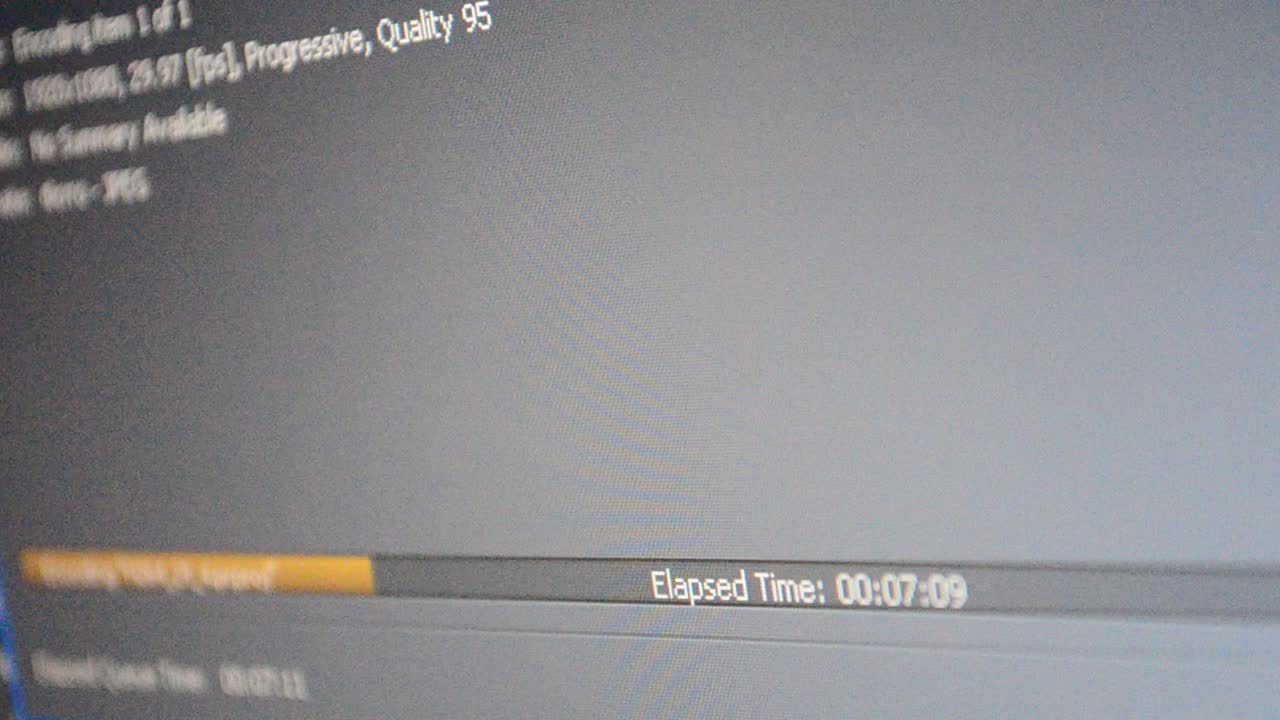 Trabajo en el programa de edición de video. Montamos videos