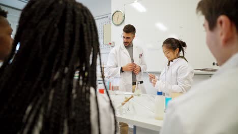 science class with students and teacher