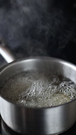 el chef cocinando albóndigas