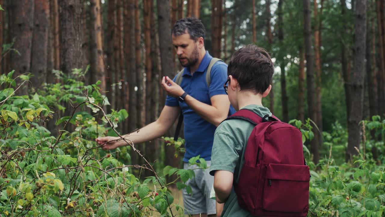 자연에서의 가족