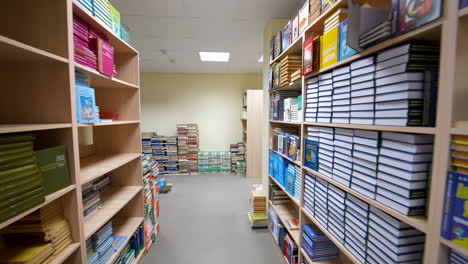 library book shelf interior. inside modern library with book shelves