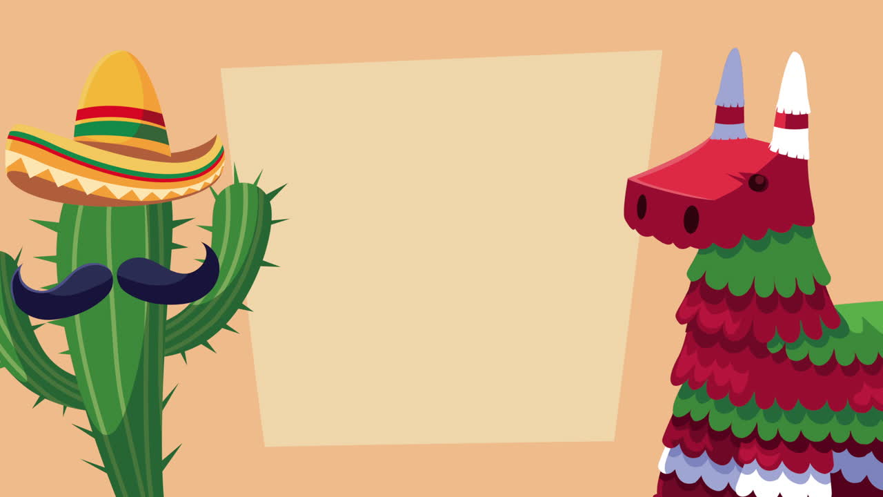 피나타와 투 마리아치와 함께 멕시코 축제