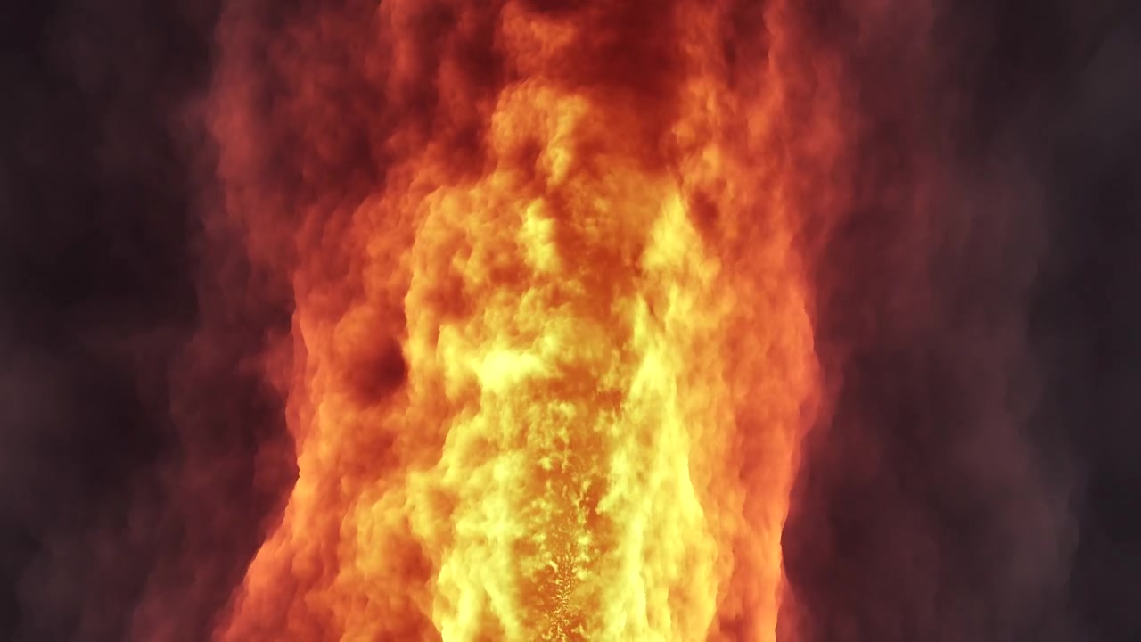 Intenso fuoco ed esplosione di nebulosa cosmica che simulano brillamenti solari e fisica ad alta energia. Perfetto per documentari scientifici, presentazioni del settore energetico ed effetti visivi di fantascienza