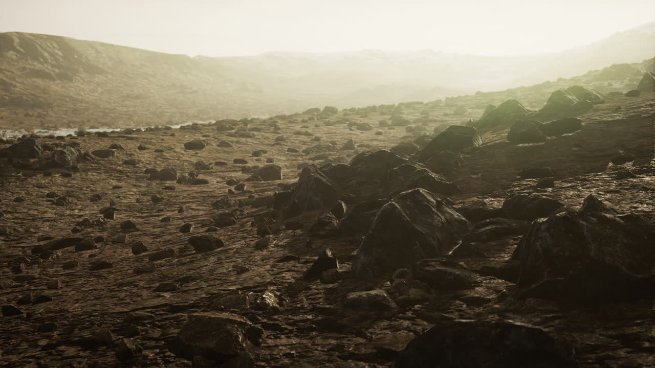 vista de invierno en la enorme reserva natural de eilat