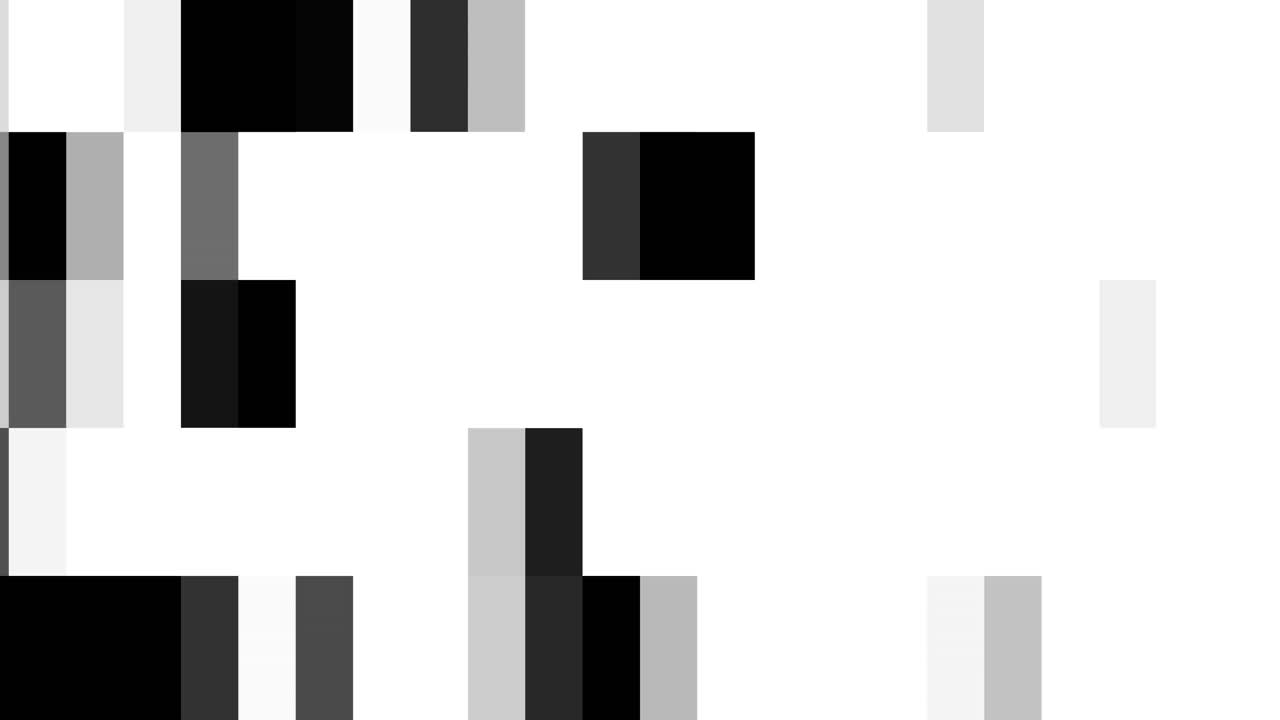 Pixelated element 5 video set pack pattern luma or alpha mattes channel transition black and white