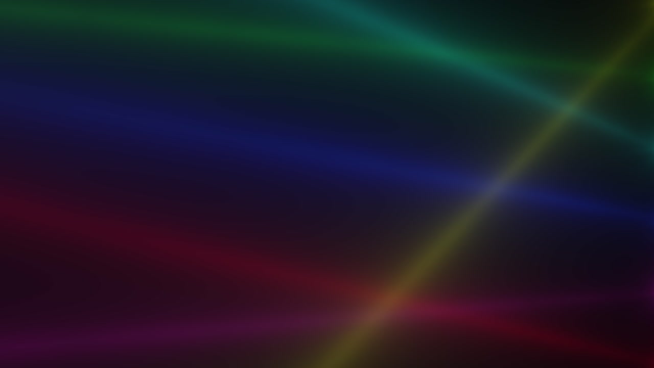 검은 그라데이션에 빛나는 무지개 스포트라이트