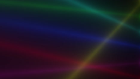 haces de luz de arco iris brillantes en degradado negro