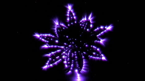 kirlian photography of the electromagnetic discharge of a crane's bill geranium leaf