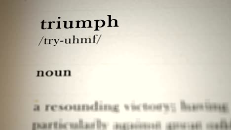 triumph definition