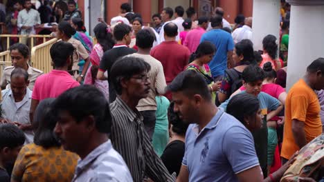 on the eve of durga puja, hindus gather at ganges for bathing and tarpan on mahalaya day.