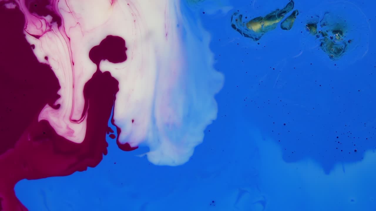 Abstract Paint Swirls