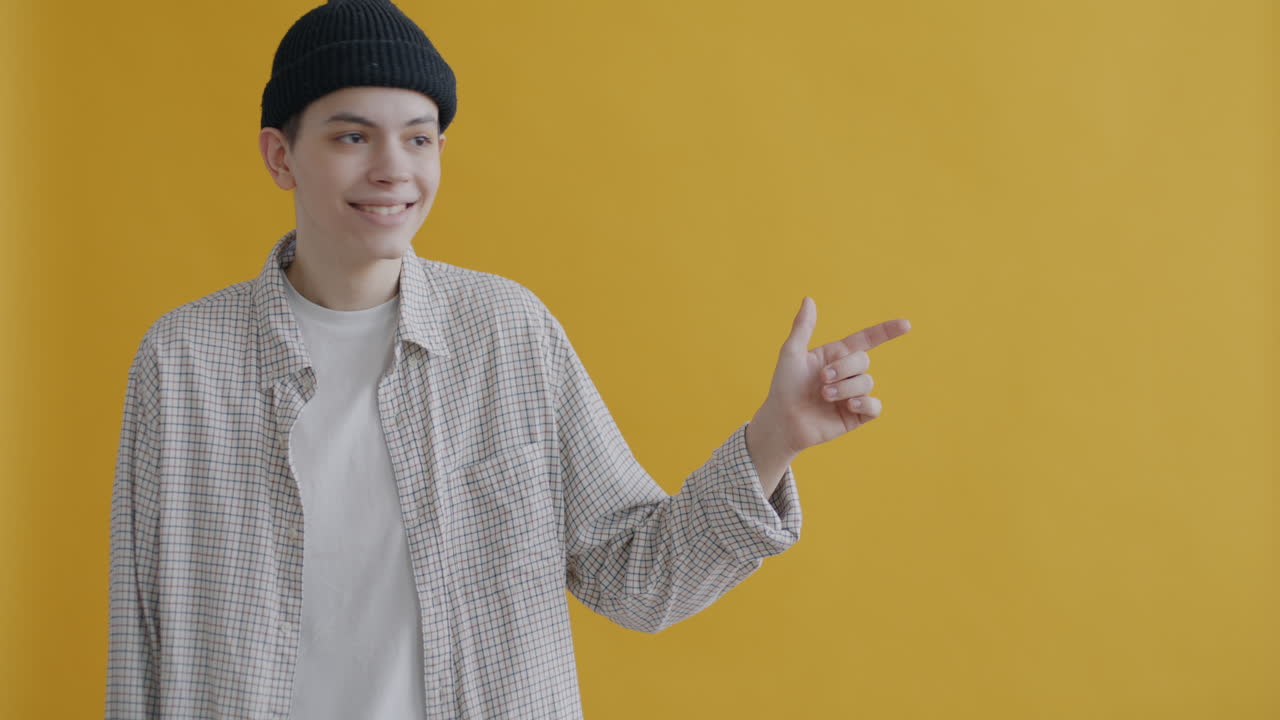 Young Person Pointing