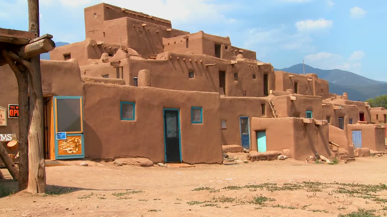 타오스 푸에블로 뉴 멕시코 4의 설정 샷