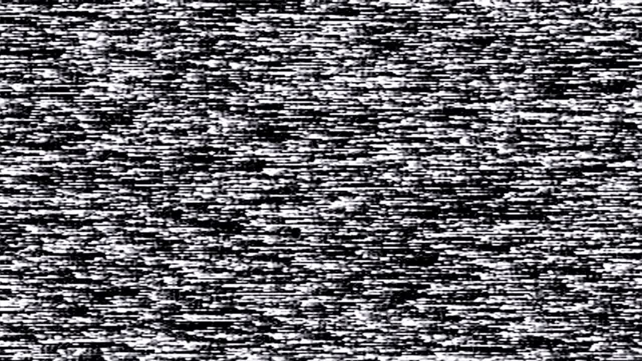 Rumore VHS da nastro vuoto