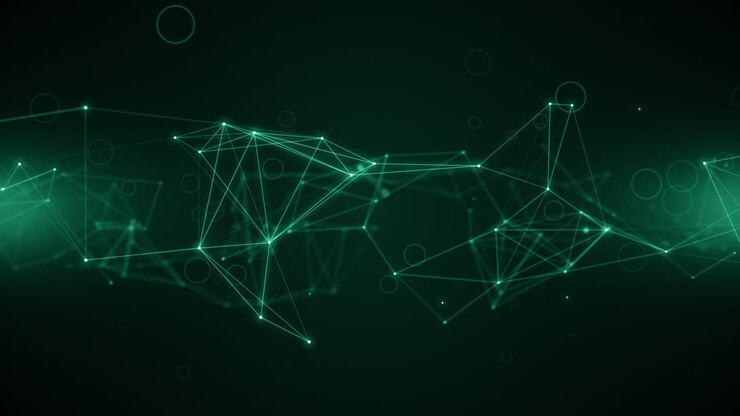 Plexus abstract network titles technology science background loop