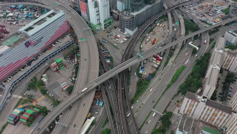 Kwai-Chung-Container-Terminal,-Einer-Der-Verkehrsreichsten-Terminalhäfen-Der-Welt