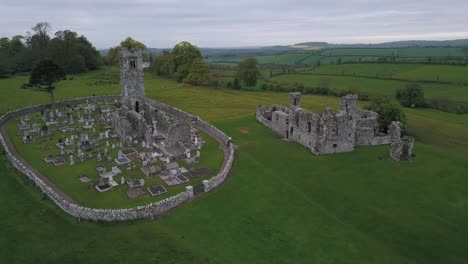 hill of slane is traditionally regarded as the location where st patrick lit the first pascal fire in 433 ad in defiance of pagan king laoighre, the king of tara